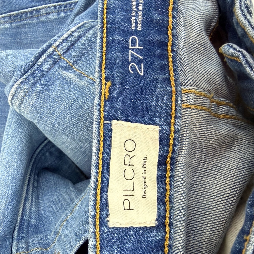 Pilcro Kenna Midrise Cropped Barrell Jeans 27P - Picture 3 of 7